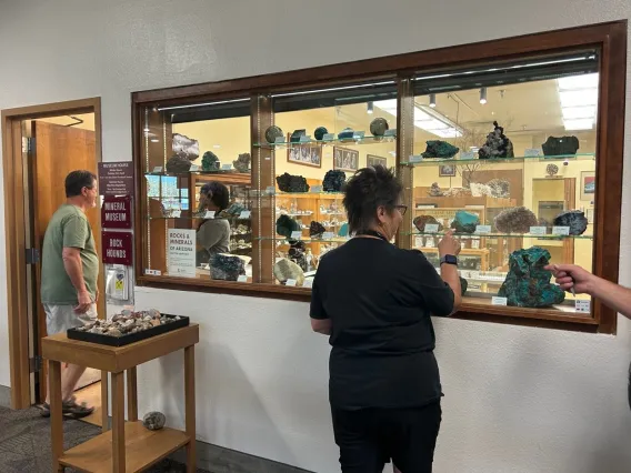 "Rocks and Minerals of Arizona and the Southwest" at the Sun City Rockhounds Mineral Museum.