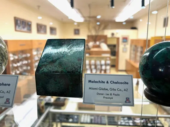 "Rocks and Minerals of Arizona and the Southwest" at the Sun City Rockhounds Mineral Museum.