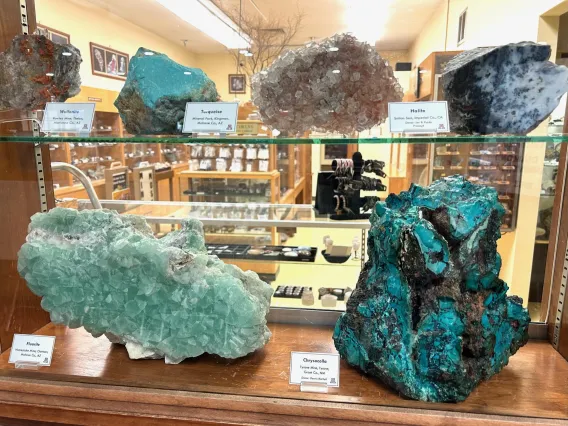 "Rocks and Minerals of Arizona and the Southwest" at the Sun City Rockhounds Mineral Museum.