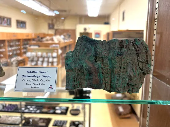 "Rocks and Minerals of Arizona and the Southwest" at the Sun City Rockhounds Mineral Museum.