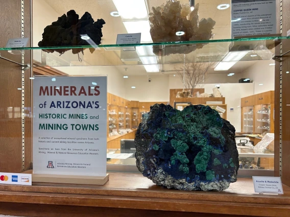 New exhibit at the Sun City Mineral Museum.