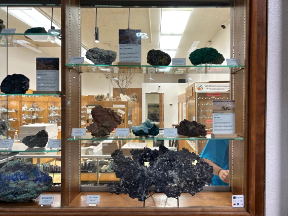 New exhibit at the Sun City Mineral Museum.