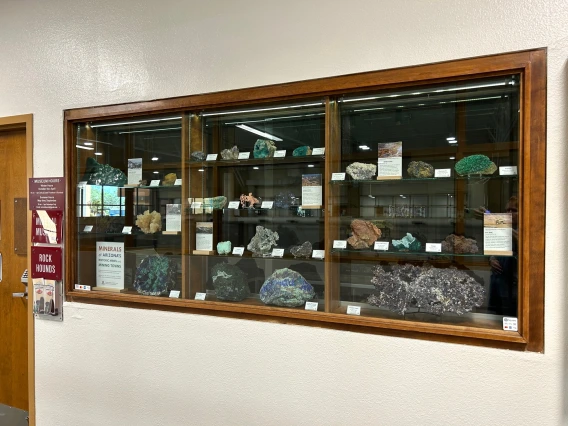 New exhibit at the Sun City Mineral Museum.