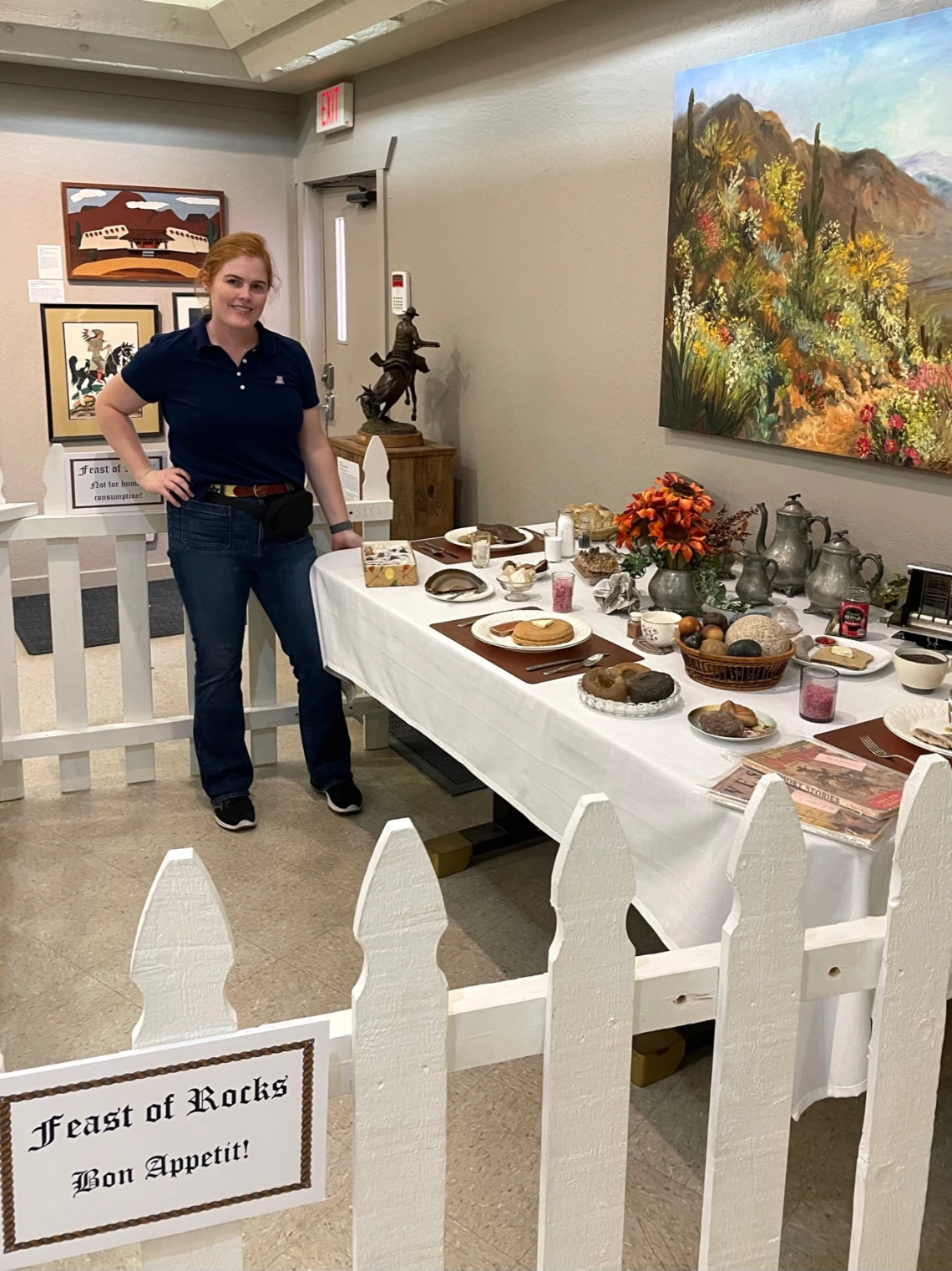 Feast of Rocks display.