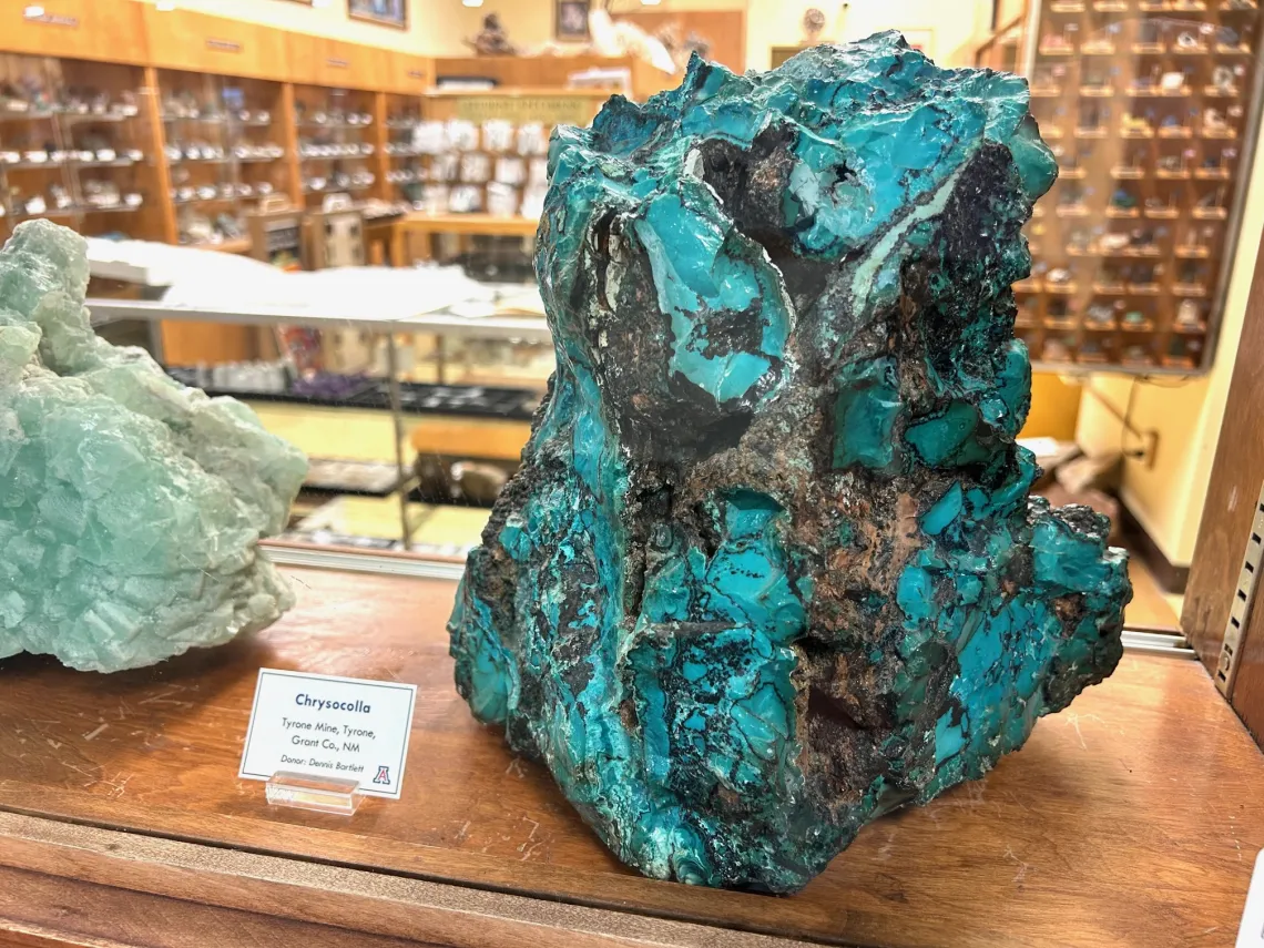 "Rocks and Minerals of Arizona and the Southwest" at the Sun City Rockhounds Mineral Museum.