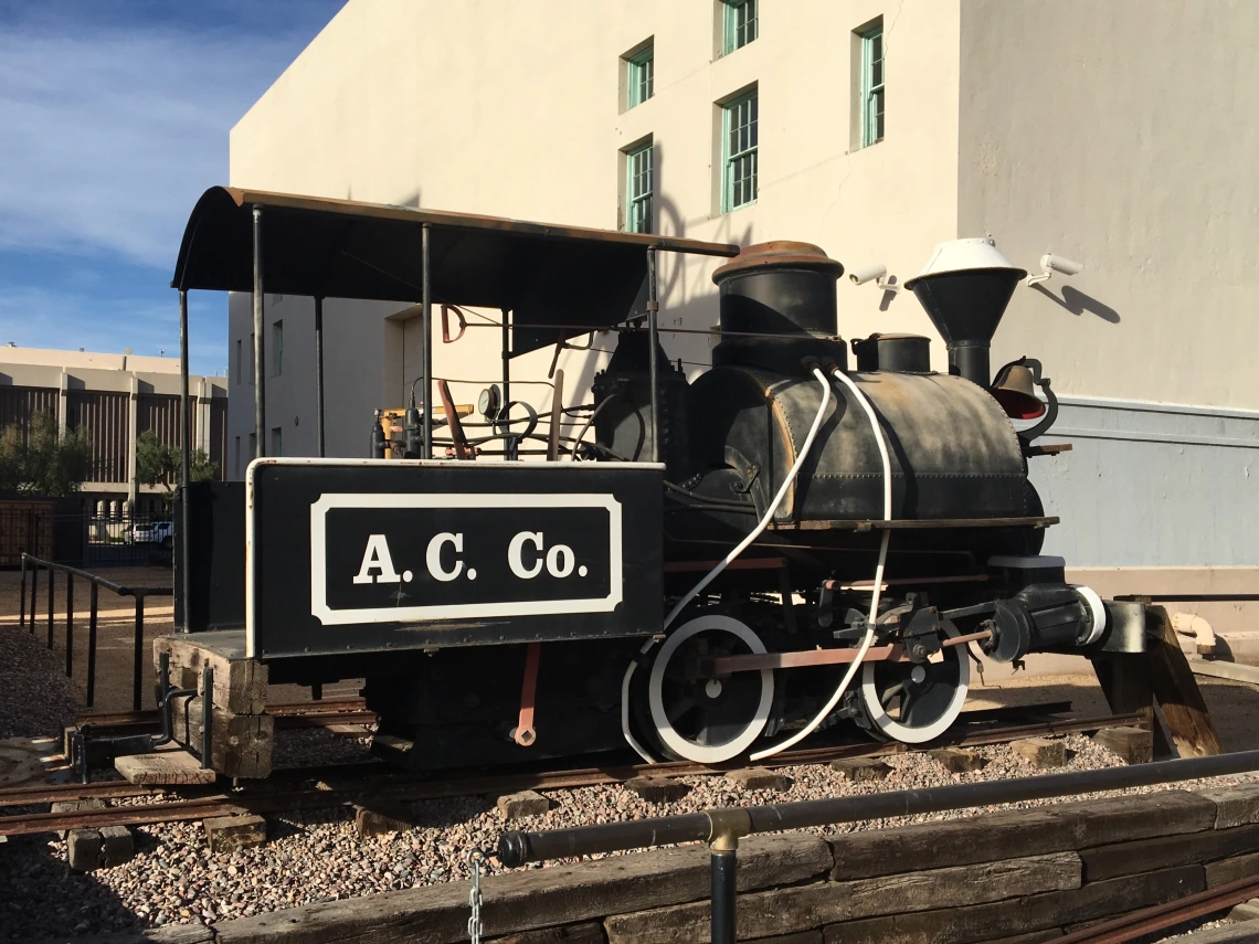 1883 Baby Gauge Locomotive, Coronado Incline, Morenci, Greenlee Co., AZ