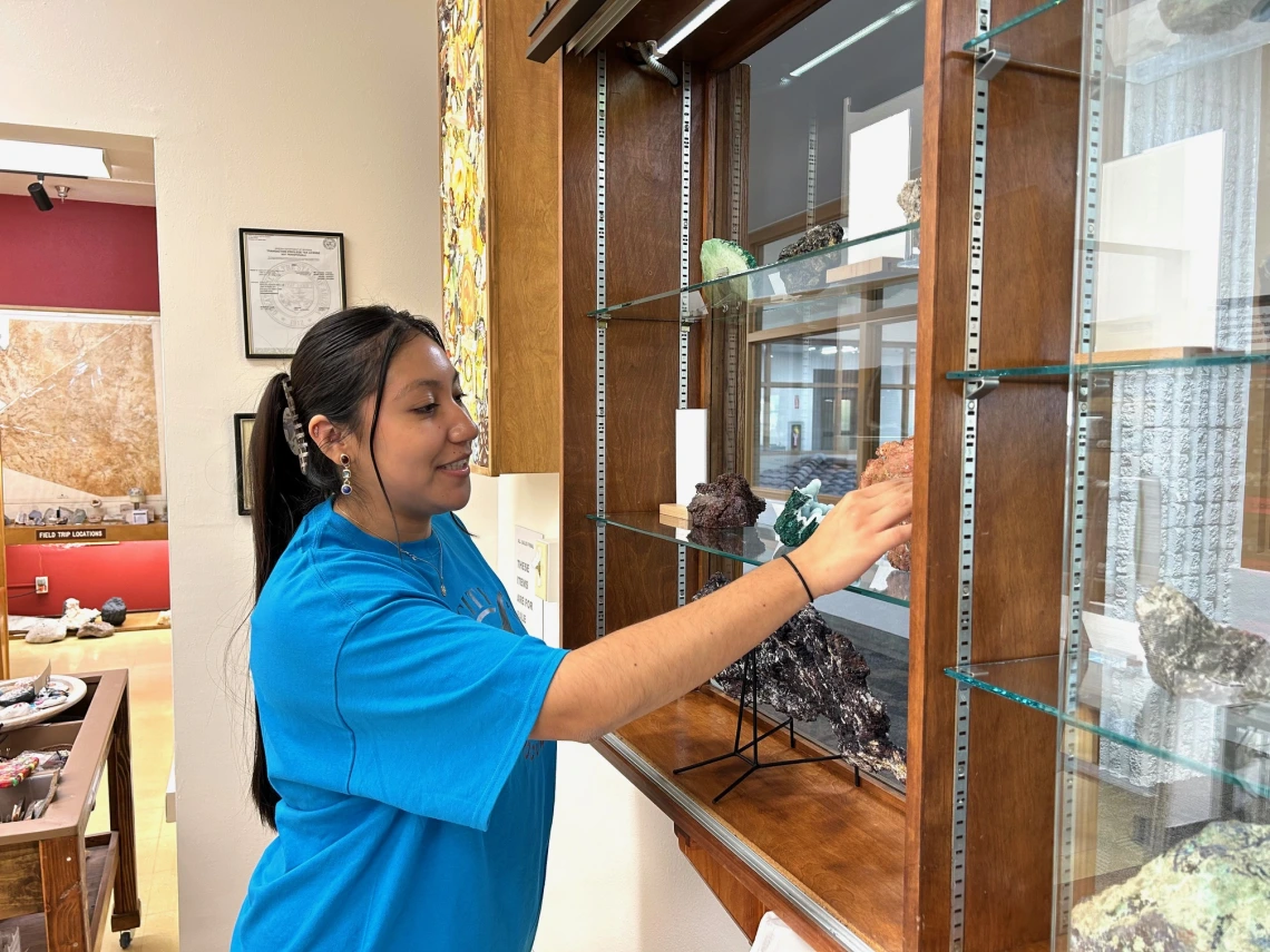 New exhibit at the Sun City Mineral Museum.