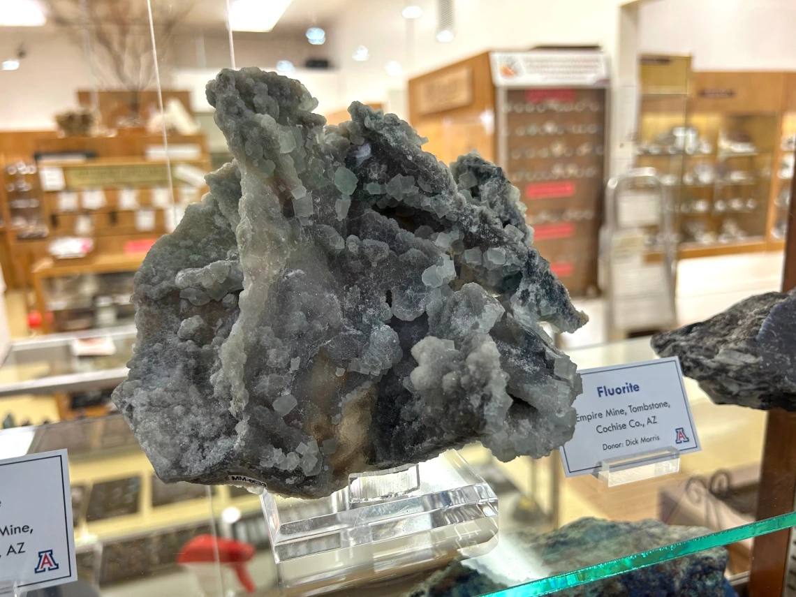 New exhibit at the Sun City Mineral Museum.