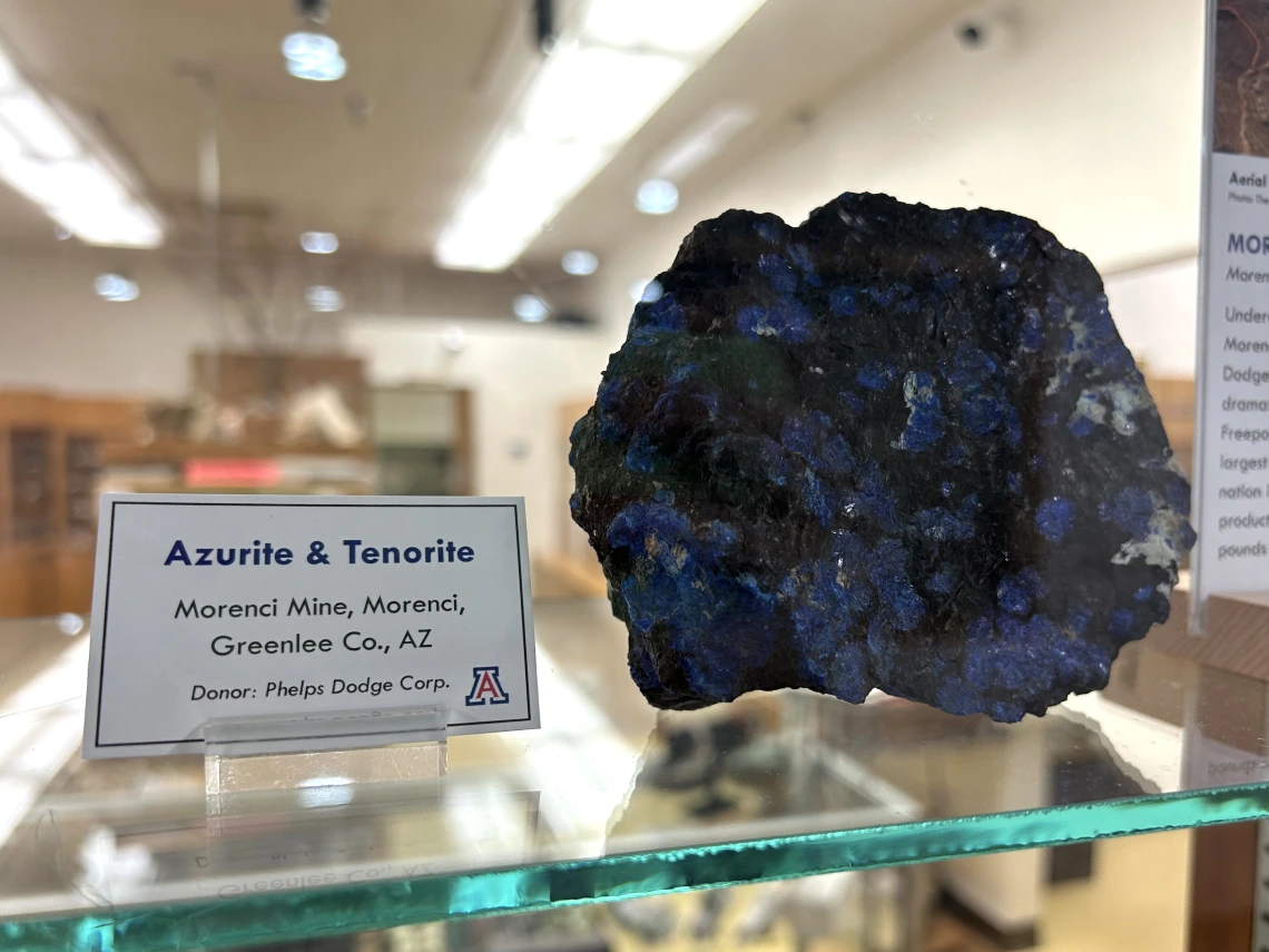 New exhibit at the Sun City Mineral Museum.