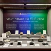 "Green Minerals for Clean Energy" special exhibit at the 2025 Tucson Gem and Mineral Show.